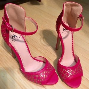 Hot Pink & Gold Heels